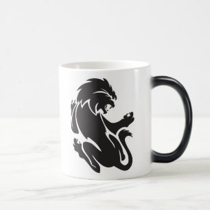 Tribal Lion Tattoo Design Verwandlungstasse
