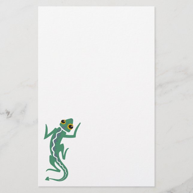 Tribal Lizard Briefpapier (Vorderseite)