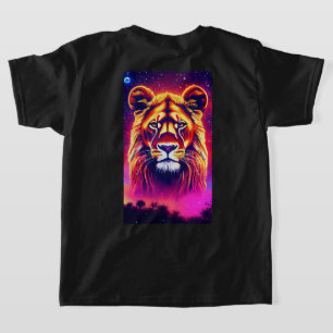 "Tribal Majestät: T - Shirt für geometrische Löwen