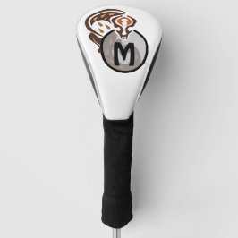 Tribal Malaysian Cat Gecko Monogram Golf Headcover