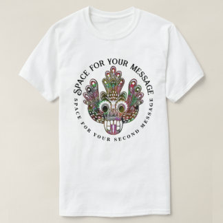 Tribal-Masken-Künstlerischer Kreis mit individuell T-Shirt