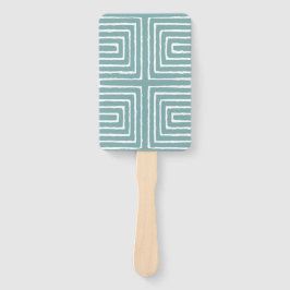 Tribal Maze Pan African Pattern Mud Tuch Fächer