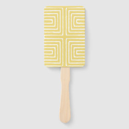 Tribal Maze Pan African Pattern Mud Tuch Fächer