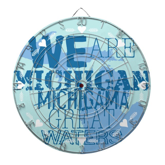 Tribal Michigan Michigama Great Waters Up North Dartscheibe (vorne)