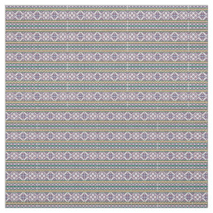 Tribal Multicfarbenes altes Symbol Folkloredesign Stoff