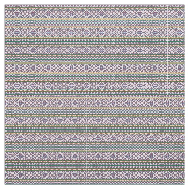 Tribal Multicfarbenes altes Symbol Folkloredesign Stoff (Muster)