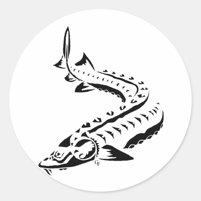 Tribal NEW Runder Aufkleber (Vorderseite)