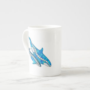 Tribal Orca Whales Prozellantasse