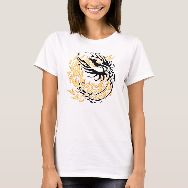 Tribal-Phoenix T-Shirt (Vorderseite)