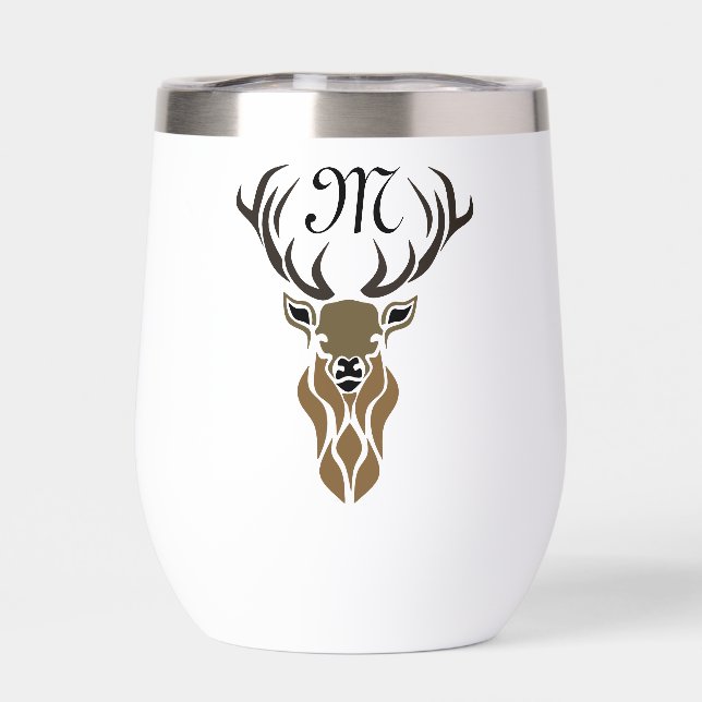 Tribal Red Stag Monogram (Rückseite)
