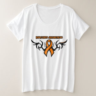 Tribal Ribbon...RSD/CRPS Plus Size T - Shirt