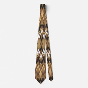 TRIBAL RUSTIC TRIANGULAR PATTERN KRAWATTE