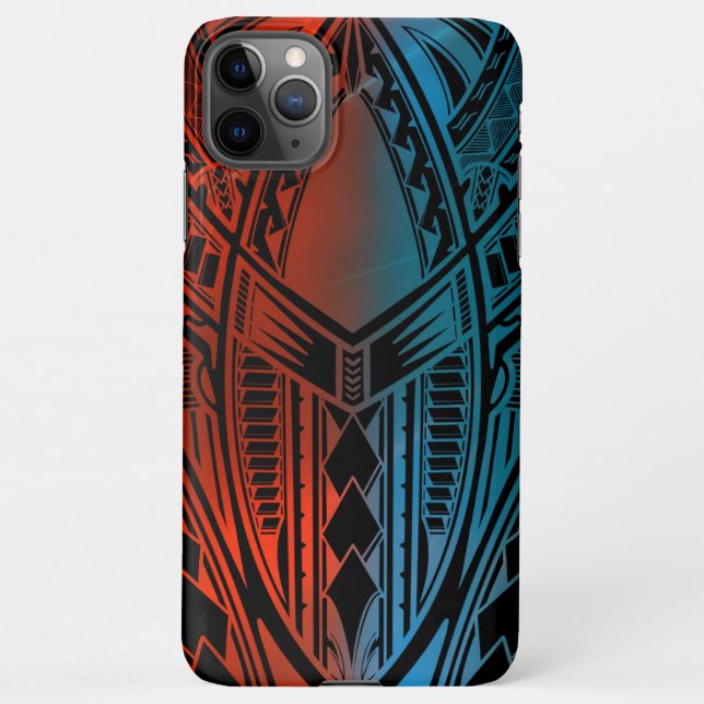 Tribal/Samoan iPhone Hülle (Rückseite)
