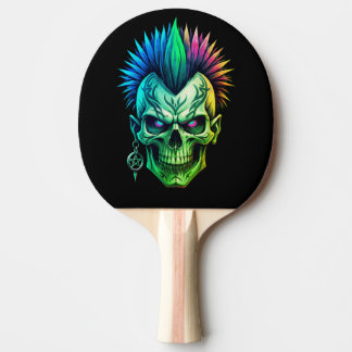 Tribal-Schädel Tischtennis Schläger