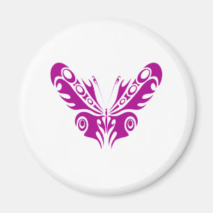 Tribal-Schmetterlings-Tätowierungsdesign Magnet