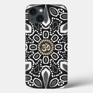 Tribal Schwarz+Weiß Aum Case-Mate iPhone Hülle