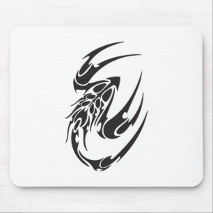 Tribal Scorpion Tattoo Design Mousepad