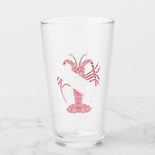 Tribal Scuba Flag Spiny Lobster Glas