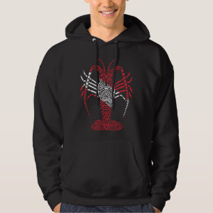 Tribal Scuba Flag Spiny Lobster Hoodie