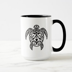 Tribal Sea Turtle Tasse