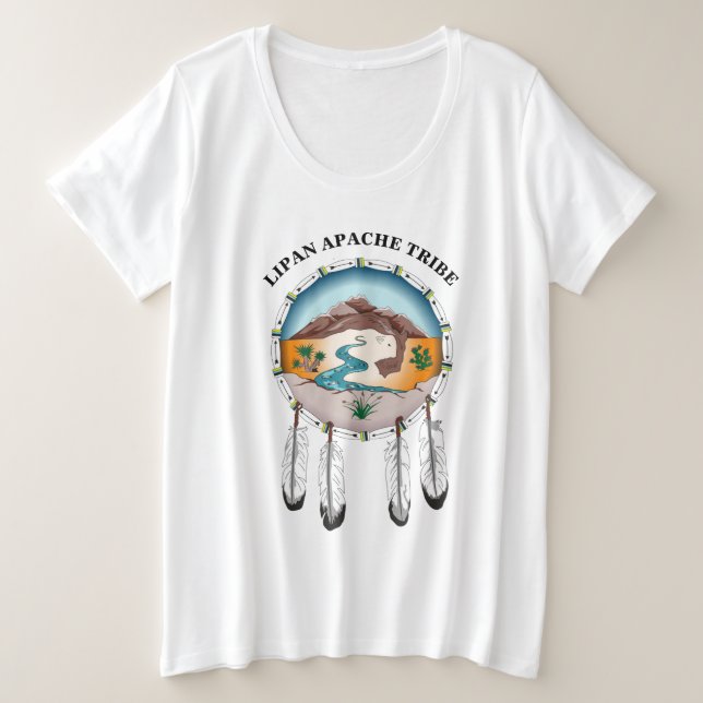 Tribal Shield Ladys Plus Size T - Shirt (Design vorne)