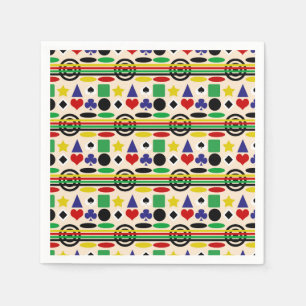 Tribal skandinavisches Muster Serviette