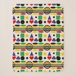 Tribal skandinavisches nordisches Musterdesign Sherpadecke