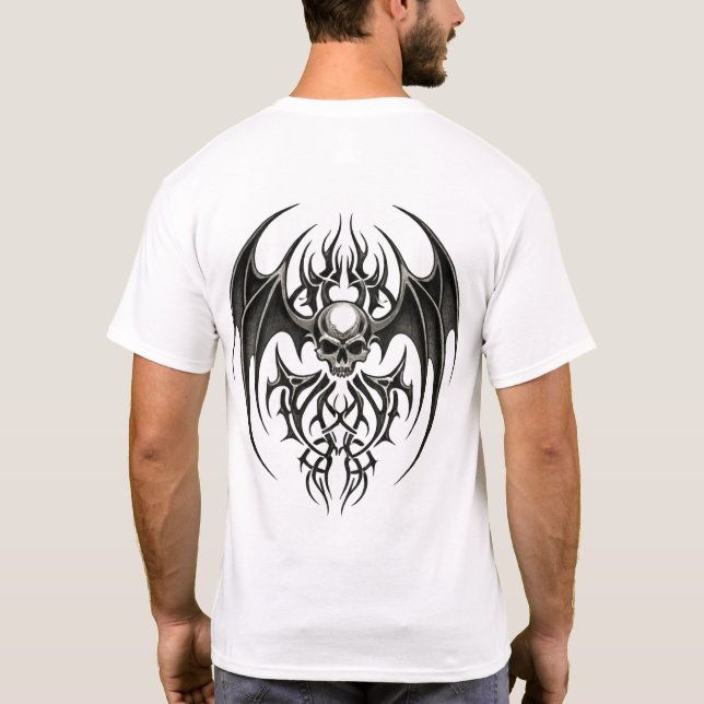 Tribal Skull Emblem T-Shirt (Rückseite)