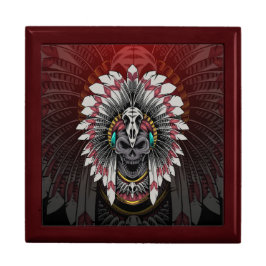 Tribal Skull Erinnerungskiste