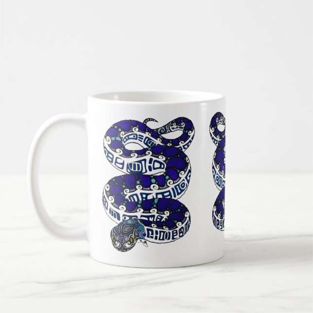 Tribal Snake Kaffeetasse (Links)