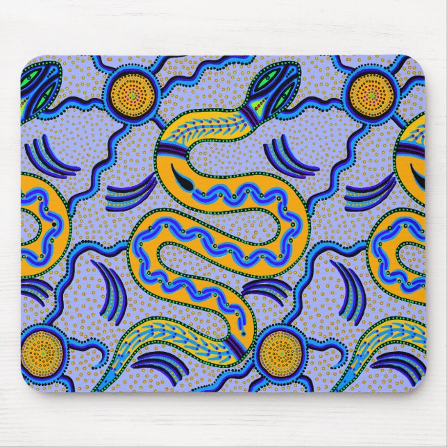 Tribal Snake Mousepad (Vorne)
