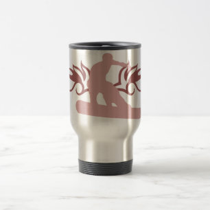 Tribal-Snowboard Reisebecher