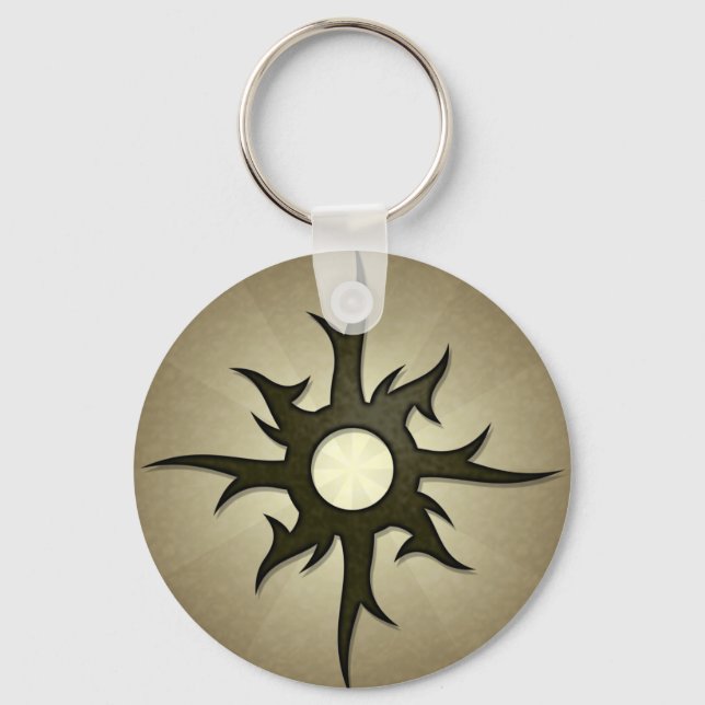 Tribal Solar Thorns Schlüsselanhänger (Vorderseite)