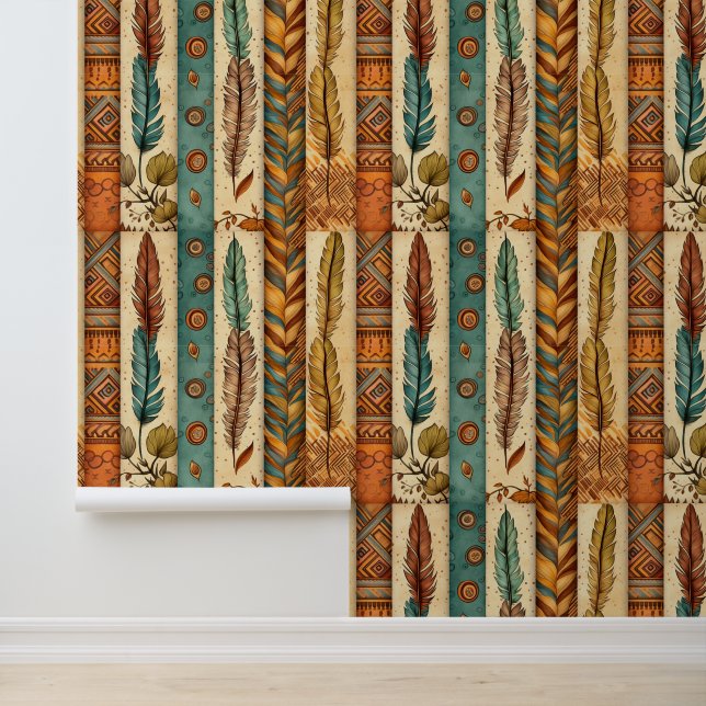 Tribal Southwest Indianerdesign Tapete (Anwendung)