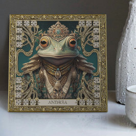 Tribal Spirit Frosch Maßgeschneiderte Kunst Altarp Fliese