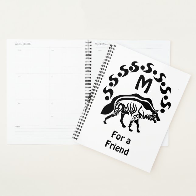 Tribal Strip Hyena Monogram Planer (Anzeige)