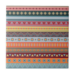 Tribal Stripes Keramik Tile Fliese