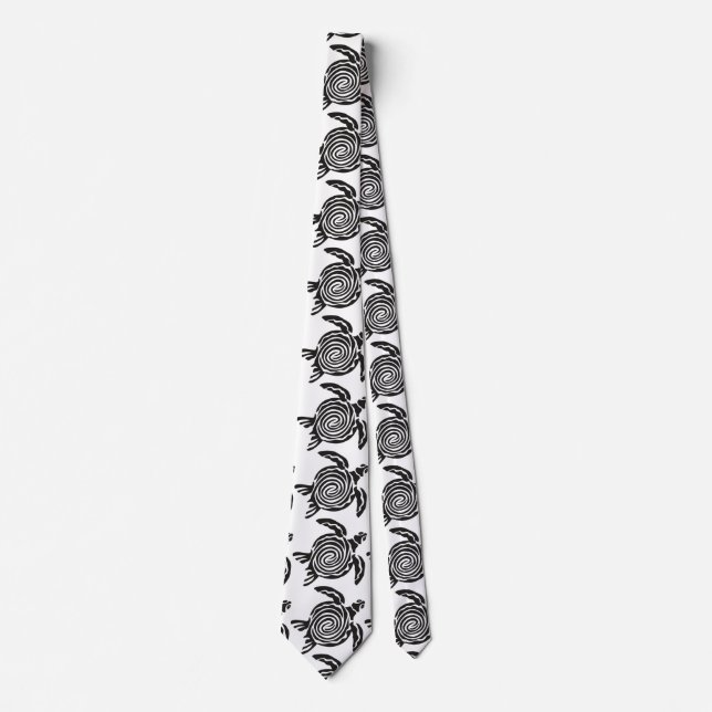 Tribal Style Turtle Thunder_Cove Krawatte (Vorderseite)