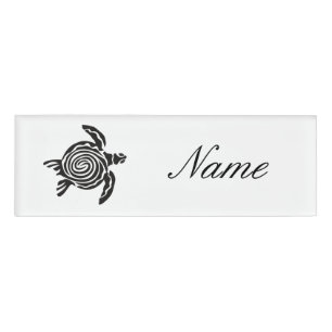 Tribal Style Turtle Thunder_Cove Namenschild