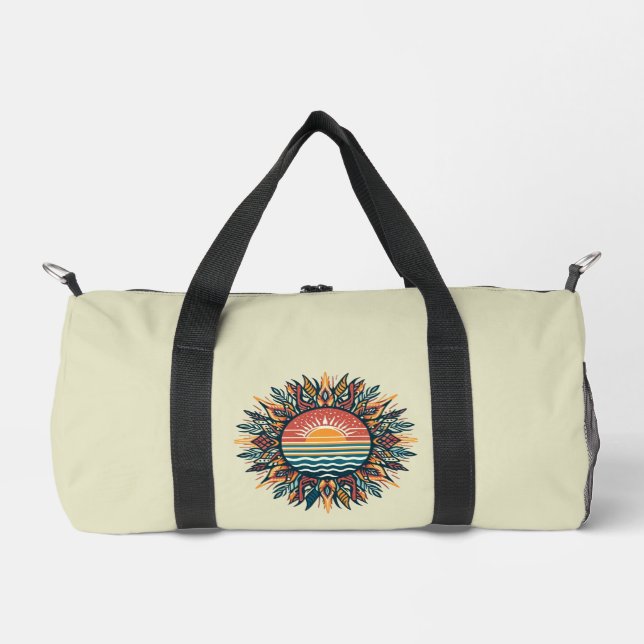Tribal Summer Sun Duffle Bag (Vorderseite)