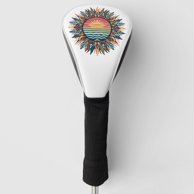 Tribal Summer Sun Golf Headcover (Vorderseite)