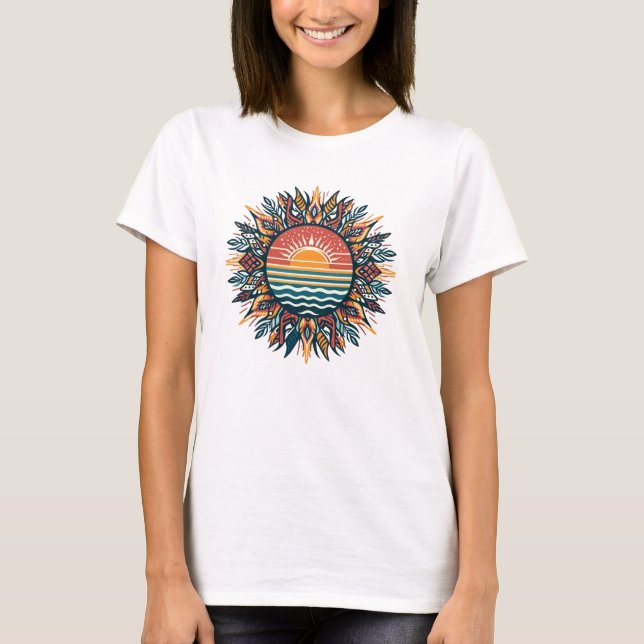 Tribal Summer Sun T-Shirt (Vorderseite)