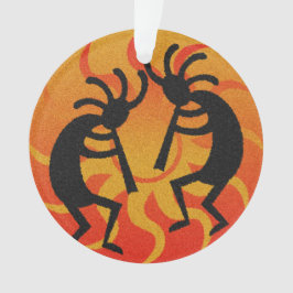 Tribal Sun Dancing Kokopelli Südwestweihnacht Ornament