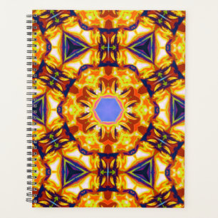  Tribal Sun Portal Sun Gold 8.5 "X11" Spiral Bound Planer