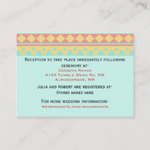 Tribal Sun Southwestern Wedding Card Begleitkarte