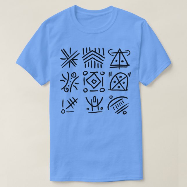 Tribal-Symbole T-Shirt (Design vorne)
