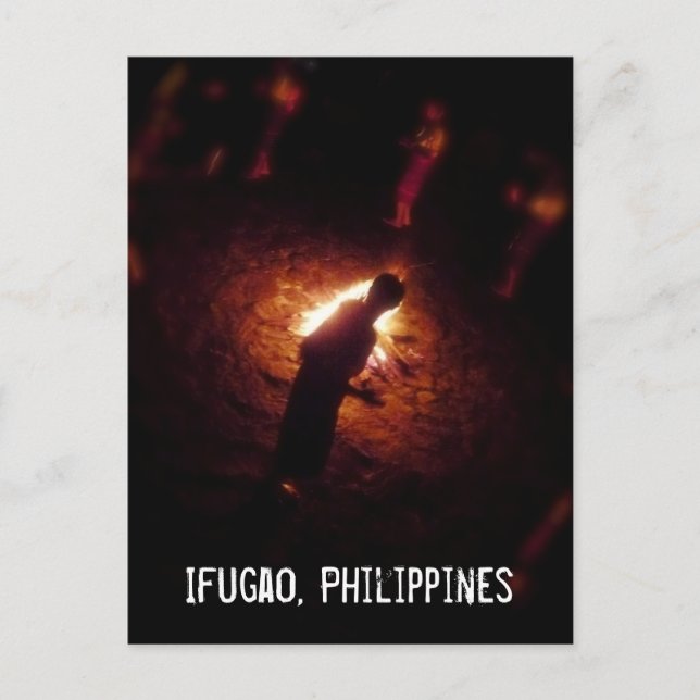 Tribal-Tanz Postkarte (Vorderseite)