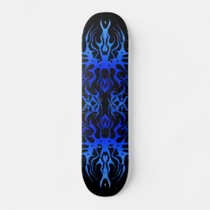 Tribal Tattoo Heart Arteria blau schwarz Skateboard