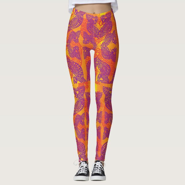 Tribal Tattoo Leggings (Vorderseite)
