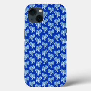 Tribal Tattoo Manatees Ocean Blue iPhone 13 Hülle